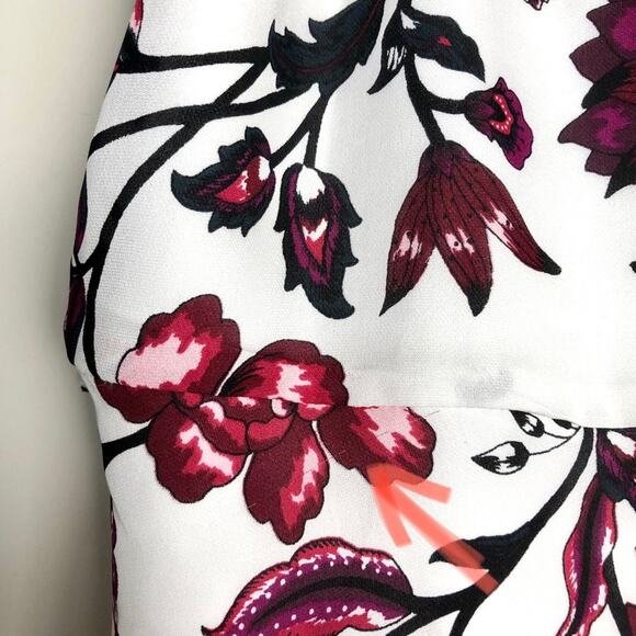 NWT A.L.C. Duran Floral Silk Top (size 0) - Picture 8 of 10